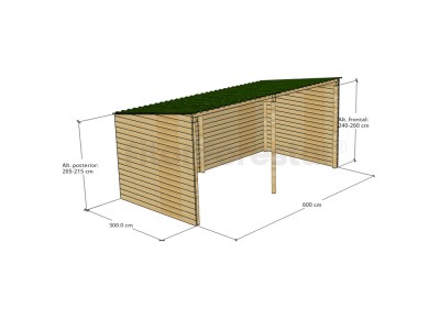 box de madera para caballos